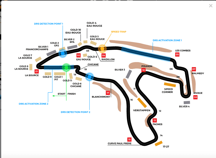 Tickets - 2022 Belgian Grand Prix at Spa Francorchamps - F1Destinations.com