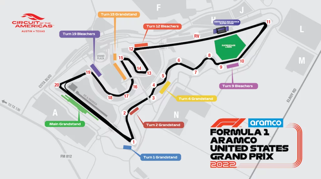 Nascar Cota Seating Chart Tickets - 2022 United States Grand Prix At Cota - F1Destinations.com